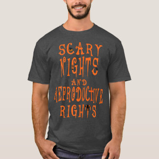 Camiseta Mulheres Assustam Noites E Direitos Reprodutivos