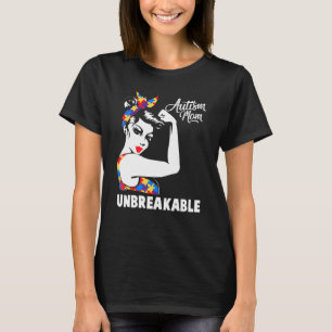 Camiseta Mulheres Autismo Mãe Autismo Inseparável Da Consci