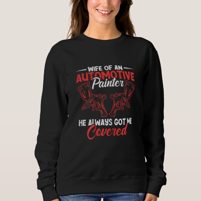 Camiseta Mulheres Automotoras de pintura automática armas d (Frente)