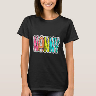 Camiseta Mulheres Avós Dalmacianos Pontos Mama Nana Avó Mot