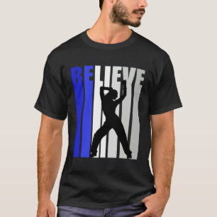 Camiseta Mulheres Azuis Acreditam em Pista de Esquadrão Ins