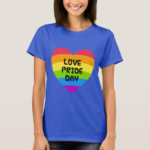 Camiseta Mulheres azuis do Dia do Orgulho do Amor