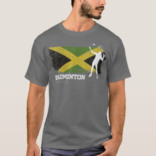 Camiseta Mulheres Badminton Jamaica Net Games Player B
