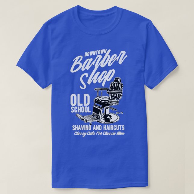 Camiseta Mulheres Barber design Barber Barber Barber Beard  (Frente do Design)