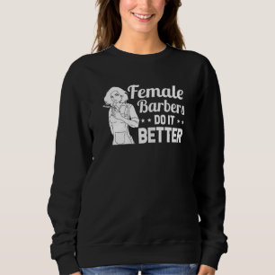 Camiseta Mulheres Barber Hairdresser Mulheres Barbers