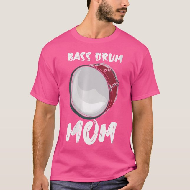 Camiseta Mulheres Bass Drum Mãe (Frente)