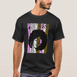 Camiseta Mulheres Black Princess African American Orud Blac