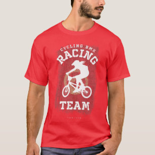 Camiseta Mulheres BMX Bike Tunísia Bandeira Corrida de bici