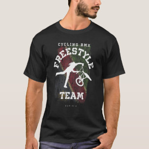 Camiseta Mulheres BMX Freestyle Bike Namibia Flag Cycling B