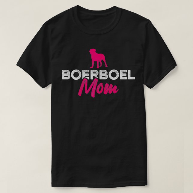 Camiseta Mulheres Boerboel Mãe (Frente do Design)