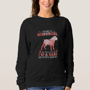Camiseta Mulheres Boerboel Mãe Disse Bebê Boerboel Cachorro