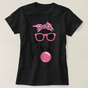 Camiseta Mulheres Bonitas Menina Cavalo Com Lenço Bandana e