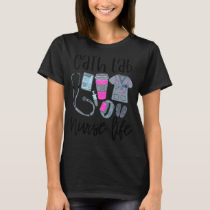 Camiseta Mulheres bonitas símbolo RN enfermeira de trabalho