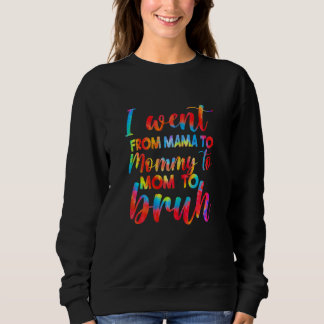 Camiseta Mulheres Bonitas Tie Dye Mama Mamãe Mãe Bruh Women