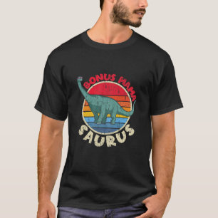 Camiseta Mulheres Bonus Mama Saurus Brachiosaurus Diplodocu