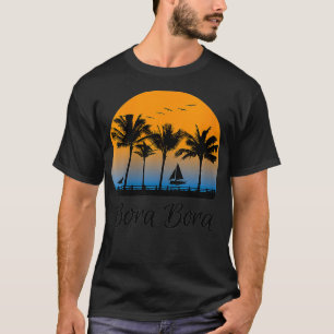 Camiseta Mulheres Bora Bora Viagem Souvenir Oferta Polyn Fr