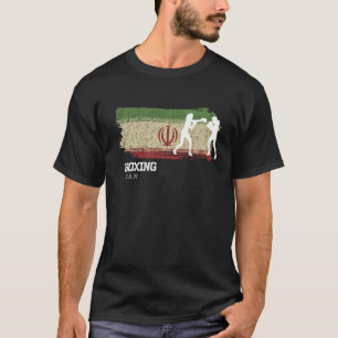 Camiseta Mulheres Boxando Irã Combate Combatente Esportivo