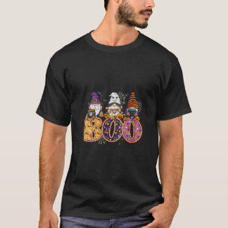 Camiseta Mulheres Bruxa Boo Engraçado Sipders Abóboras Feli