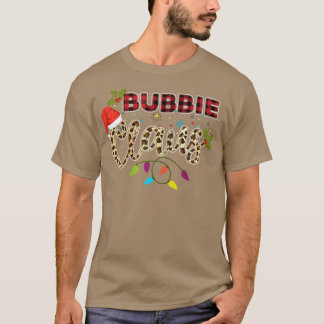 Camiseta Mulheres Bubbie Claus Avó Papais noeis Buffalo Xad