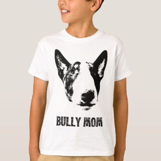 Camiseta Mulheres Bully Mãe - Inglês Bull Terrier Mãe