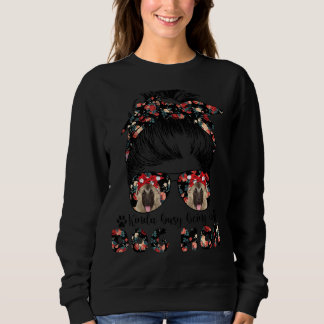 Camiseta Mulheres Cachorro Causado Mamãe Cabelo de Arma Men