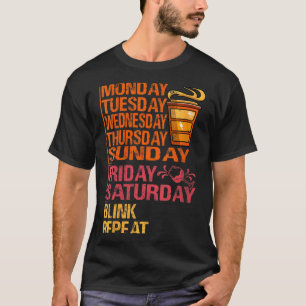 Camiseta Mulheres Café de Segunda Vinho de Sexta - Semana D
