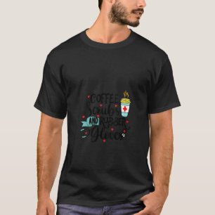Camiseta Mulheres Café Esfregões E Luvas De Borracha Café N