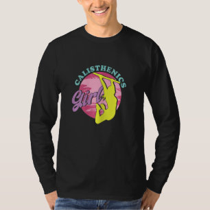 Camiseta Mulheres Calisthenics Rapariga Malhação de Trabalh