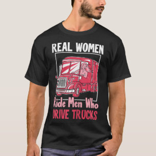 Camiseta Mulheres Caminham Motorista Engraçadas Mulheres De