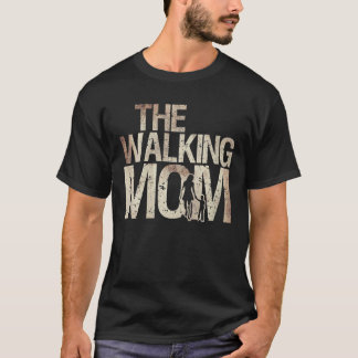 Camiseta Mulheres caminhando mamãe Mulher Zombie e Criança 
