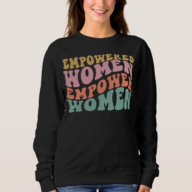 Camiseta Mulheres capacitadas empoderam mulheres camisetas, (Frente)