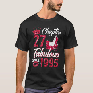 Camiseta Mulheres Capítulo 27 Fabuloso Desde 1995 27º Anive
