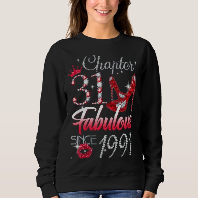 Camiseta Mulheres Capítulo 31 Fabuloso Desde 1991 31º Anive (Frente)