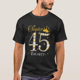 Camiseta Mulheres Capítulo 45 Est 1977 45 Anos 45 Anos