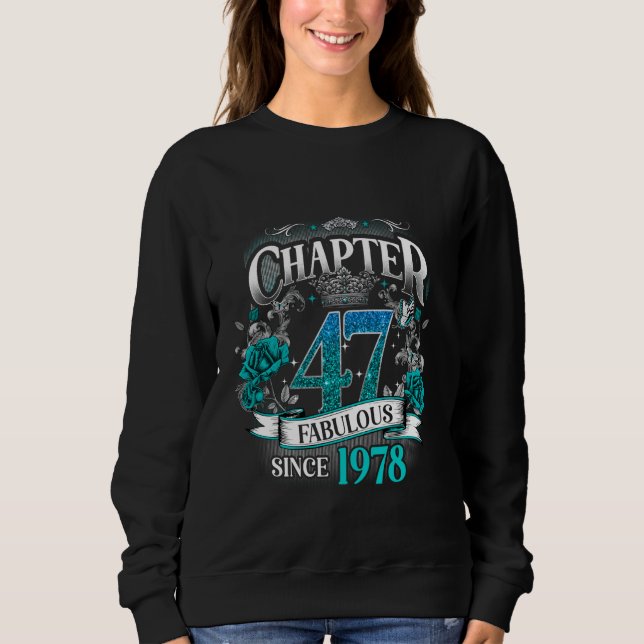 Camiseta Mulheres Capítulo 47 Fabuloso Desde 1978 47º Anive (Frente)