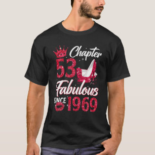 Camiseta Mulheres Capítulo 53 Fabuloso Desde 1969 53Rd Birt