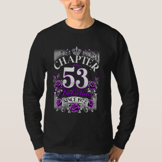 Camiseta Mulheres Capítulo 53 Fabuloso Desde 1972 53º Anive