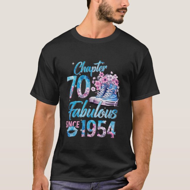 Camiseta Mulheres Capítulo 70 EST 1954 70 Anos 70 (Frente)