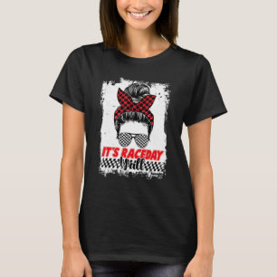 Camiseta Mulheres Carro-Corrida De Corrida De Yall-Traje Ra