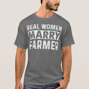 Camiseta Mulheres Casados De Verdadeira Fazenda Orgulhosa C