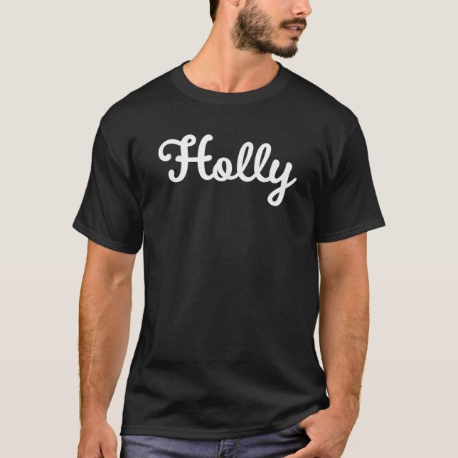 Camiseta Mulheres Casais Fofos Combinando Natal  Azevinho M (Frente)