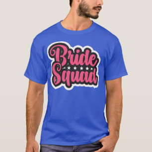Camiseta Mulheres Casando Recens casados da Brigada da Noiv