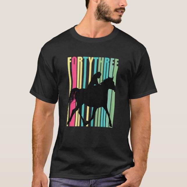 Camiseta Mulheres Cavalas Cavalas 43.° Aniversário Mulheres (Frente)