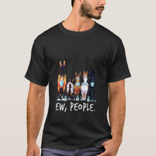 Camiseta Mulheres Cavalo Ew Pessoas Cavalo Usando Uma Másca