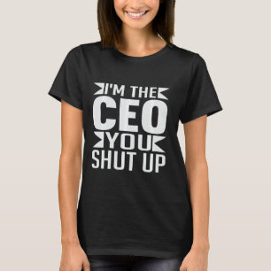 Camiseta Mulheres Ceo Boss Tee Future Ceo 000 000 Im Ceo Y