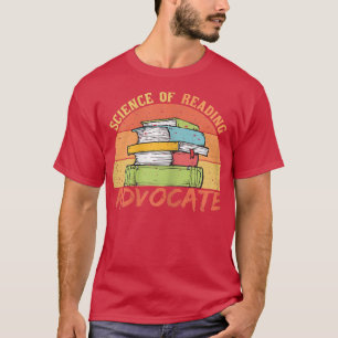 Camiseta Mulheres Ciência Da Leitura Do Advogado Vintage Re