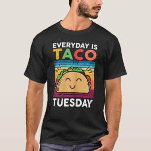 Camiseta Mulheres Cinco De Mayo Todos Os Dias Taco Terça-Fe