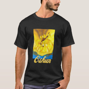 Camiseta Mulheres Clássicas Cabeça Africana Quebra Orgulho
