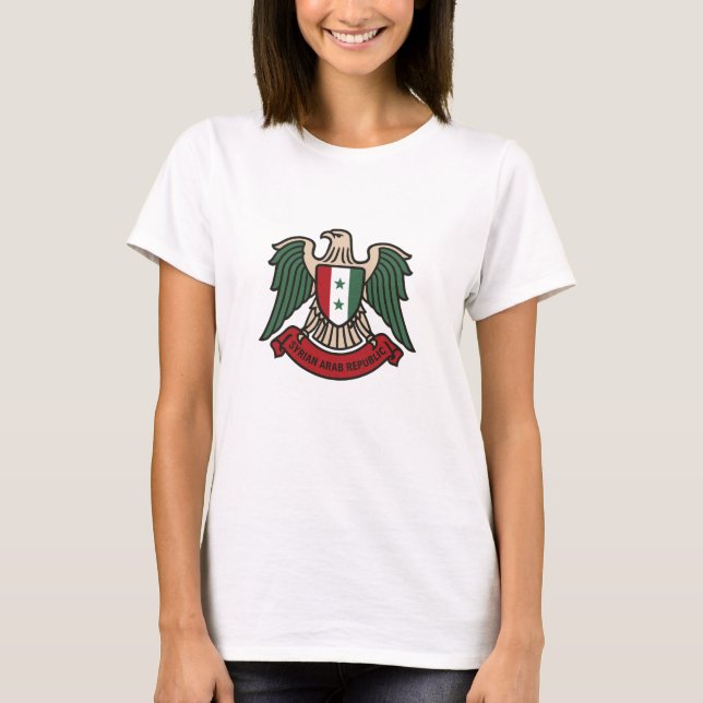 Camiseta Mulheres Clássicas da Síria Livre (Frente)