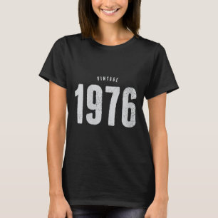 Camiseta Mulheres clássico retrô vintage de 1976 50º aniver